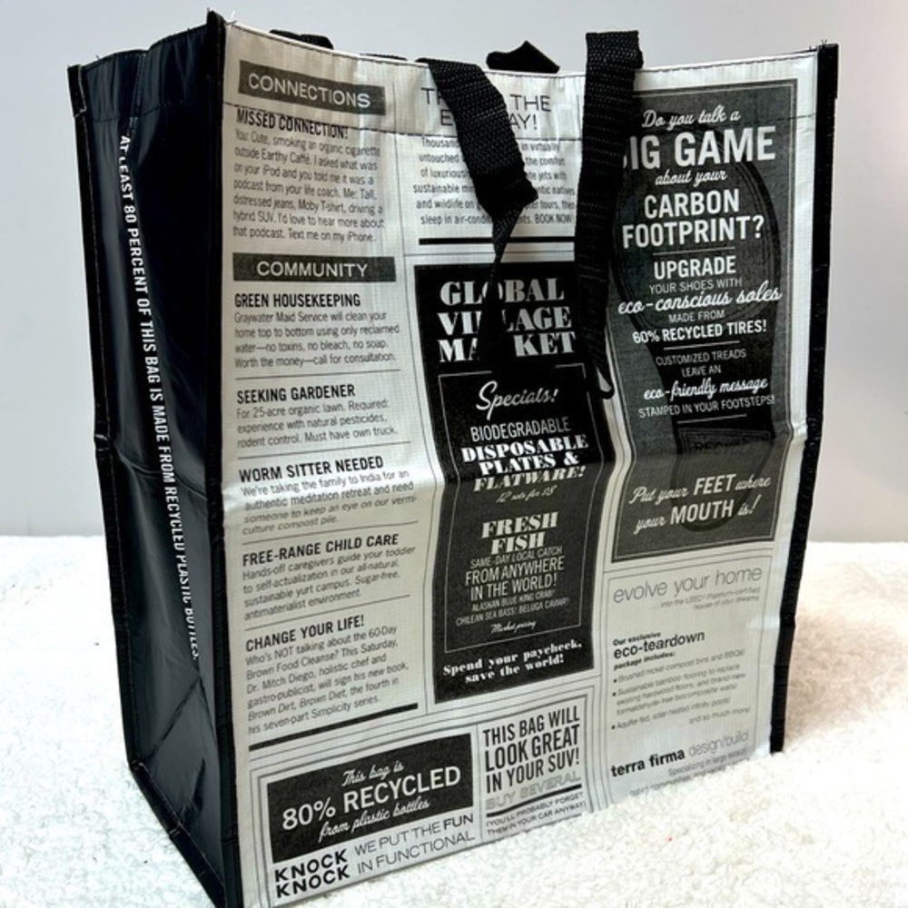 Knock Knock “Eco” Lined Interior Tote Bag